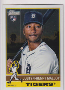 2025 Topps Heritage Chrome Justyn-Henry Malloy #305 RC