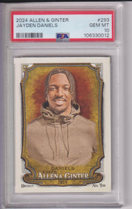 2024 Topps Allen & Ginter Jayden Daniels #293 PSA 10