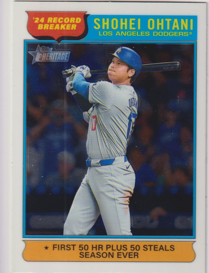 2025 Topps Heritage Baseball Chrome Shohei Ohtani #1