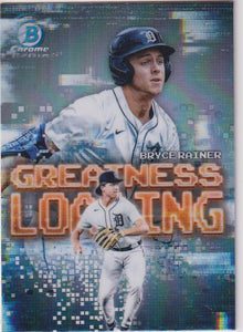2025 Bowman Baseball Greatness Loading Bryce Rainer #GL-5