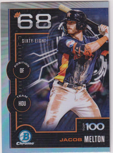 2025 Bowman Baseball Top 100 Jacob Melton #BTP-68