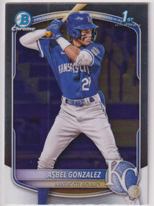 2025 Bowman Baseball Chrome Prospects Asbel Gonzalez #BCP-4