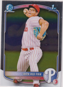 2025 Bowman Baseball Chrome Prospects Wen-Hui Pan #BCP-6