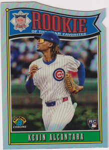 2025 Bowman Baseball Rookie of the year Favourites Kevin Alcantara #ROY-15 RC