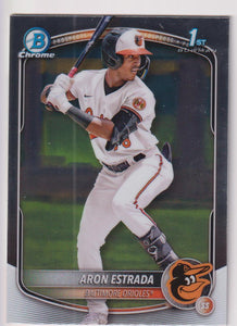 2025 Bowman Baseball Chrome Prospects Aron Estrada #BCP-33