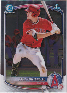 2025 Bowman Baseball Chrome Prospects Cole Fontenelle #BCP-32