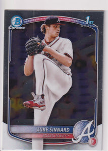 2025 Bowman Baseball Chrome Prospects Luke Sinnard #BCP-62