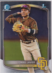 2025 Bowman Baseball Chrome Prospects Ismael Javier #BCP-52