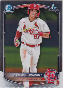 2025 Bowman Baseball Chrome Prospects Sammy Hernandez #BCP-66