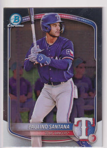 2025 Bowman Baseball Chrome Prospects Paulino Santana #BCP-72