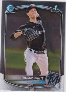 2025 Bowman Baseball Chrome Prospects Thomas White #BCP-69