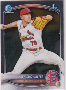 2025 Bowman Baseball Chrome Prospects Zack Showalter #BCP-74