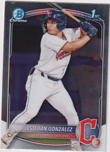 2025 Bowman Baseball Chrome Prospects Esteban Gonzalez #BCP-70