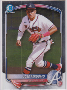 2025 Bowman Baseball Chrome Prospects Jose Perdomo #BCP-106