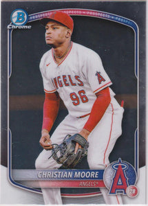 2025 Bowman Baseball Chrome Prospects Christian Moore #BCP-107