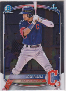 2025 Bowman Baseball Chrome Prospects Jose Pirela #BCP-111