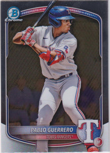2025 Bowman Baseball Chrome Prospects Pablo Guerrero #BCP-144