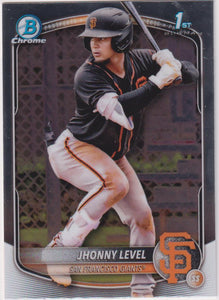2025 Bowman Baseball Chrome Prospects Jhonny Level #BCP-147
