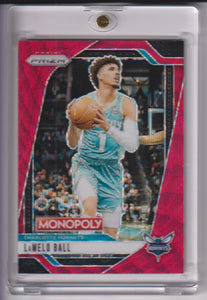 2024-25 Panini Prizm Monopoly Ruby Wave Prizm Lamelo Ball #31