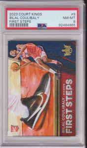 2023 Court Kings First Steps Bilal Coulibaly #9 RC PSA 8