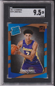 2017-18 Donruss Lonzo Ball #199 RC SGC 9.5