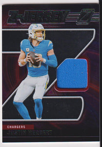 2024 Panini Zenith Z Jersey Justin Herbert #ZJ14