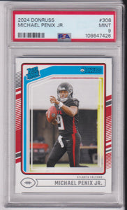 2024 Donruss Michael Penix Jr. #308 RC PSA 9