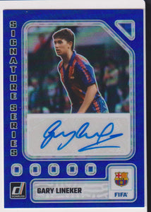 2023-24 Donruss Signature Series Blue 67/99 Gary Lineker #36