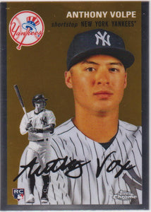 2023 Topps Chrome Platinum Anniversary Anthony Volpe #100 RC
