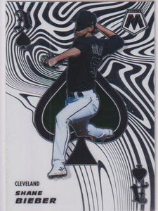 2021 Panini Mosaic Aces Shane Bieber #ACE4