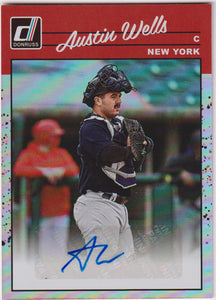 2023 Panini Donruss Retro 1990 Signatures Austin Wells #90S-AW