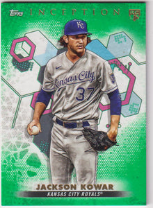 2022 Topps Inception Baseball Green Jackson Kowar #89 RC