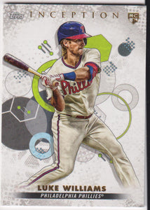 2022 Topps Inception Baseball Luke Williams #76 RC