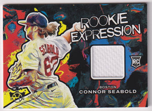 2022 Panini Diamond Kings Rookie Expression Relics Connor Seabold #RE-CS RC