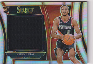 2023-24 Panini Select Jumbo Rookie Swatches Kris Murray #RJS-MU RC