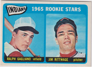 1965 Topps Ralph Gagliano - Jim Rittwage #501 RC