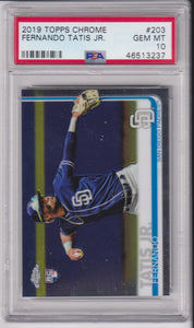 2019 Topps Chrome Fernando Tatis Jr. #203 RC PSA 10