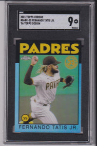 2021 Topps Chrome '86 Topps Design Fernando Tatis Jr. #86BC-20 SGC 9