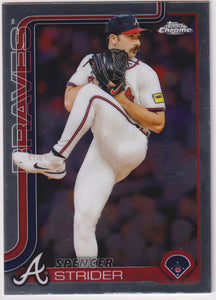2025 Topps Chrome Baseball Spencer Strider #46