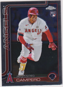 2025 Topps Chrome Baseball Gustavo Campero #63 RC