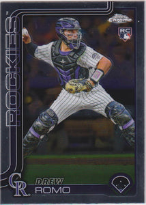 2025 Topps Chrome Baseball Drew Romo #124 RC