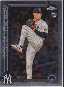 2025 Topps Chrome Baseball Will Warren #81 RC