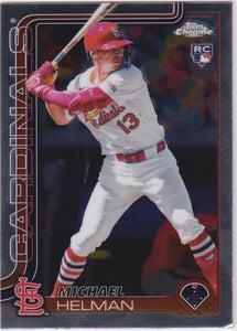 2025 Topps Chrome Baseball Michael Helman #104 RC