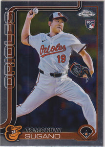 2025 Topps Chrome Baseball Tomoyuki Sugano #166 RC