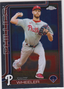 2025 Topps Chrome Baseball Zack Wheeler #189