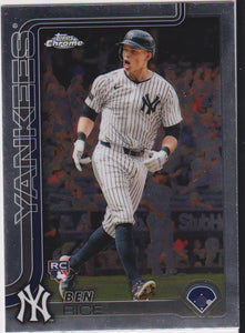 2025 Topps Chrome Baseball Ben Rice #139 RC