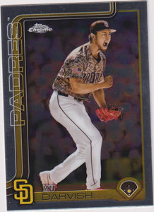 2025 Topps Chrome Baseball Yu Darvish #186
