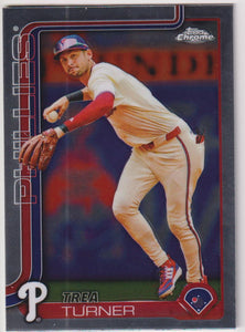 2025 Topps Chrome Baseball Trea Turner #208