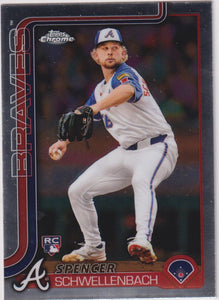 2025 Topps Chrome Baseball Spencer Schwellenbach #203 RC