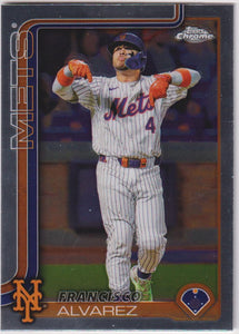 2025 Topps Chrome Baseball Francisco Alvarez #207